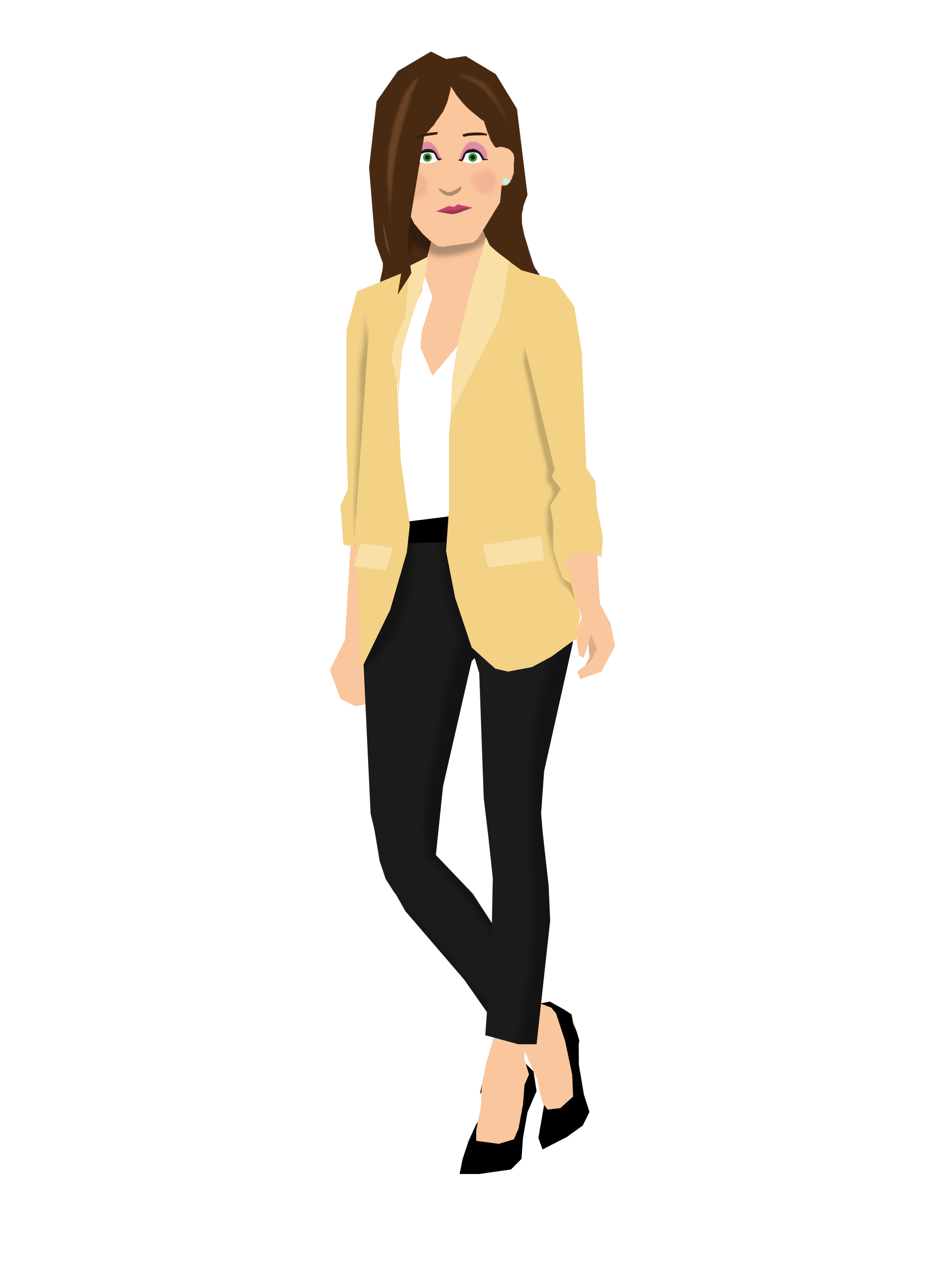 51 lady brunette